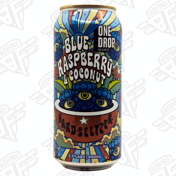 Blue Raspberry & Coconut Hard Seltzer