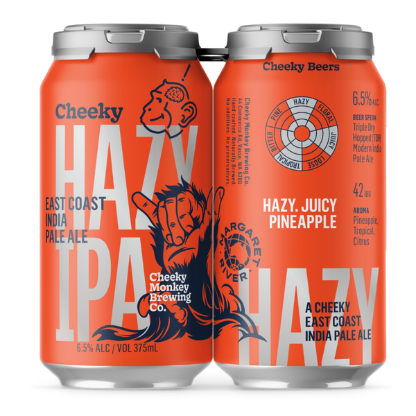 Cheeky Monkey East Coast Hazy IPA