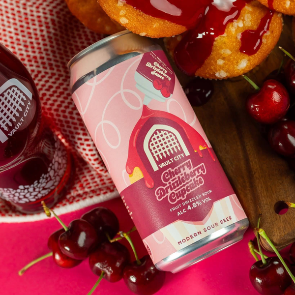 Cherry Drizzleberry Cupcake - Fruited Sour