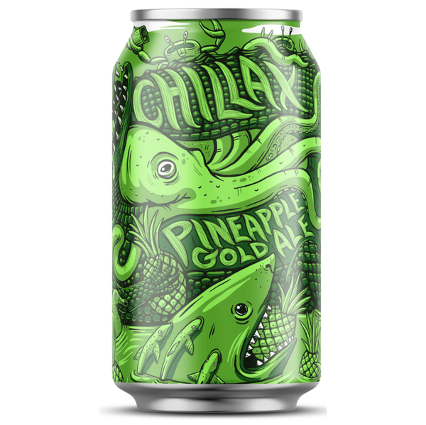 Chillax Pineapple Gold Ale - Gluten Reduced
