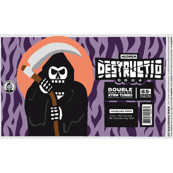 Destructio #0004 - XTRM Turbo - Double Hazy IPA