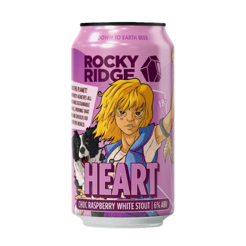 Heart V2 - Chocolate Raspberry White Stout