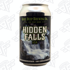 Knee Deep Brewing Co. Hidden Falls IPA Knee Deep Brewing Co. Hidden Falls IPA