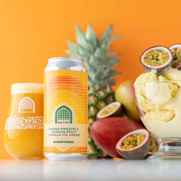 Mango, Pineapple, Passion Fruit Vanilla Ice Cream - Smoothie Sour