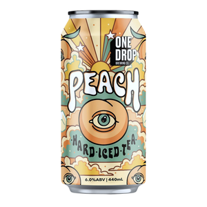 One Drop Brewing Co. Peach Hard Iced Tea One Drop Brewing Co. Peach Hard Iced Tea