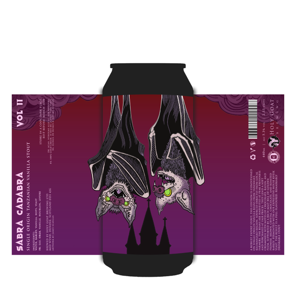 Sabra Cadabra V2 - Tanzanian Vanilla Stout