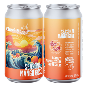 Cheeky Monkey Brewing Co. Seasonal Mango Gose Cheeky Monkey Brewing Co. Seasonal Mango Gose