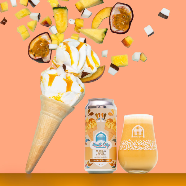 Tropical Swirl Double Scoop