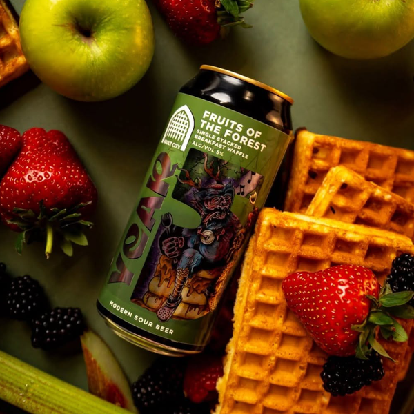 Year 5 - Fruits Of The Forest Single-Stacked Breakfast Waffle - Smoothie Sour